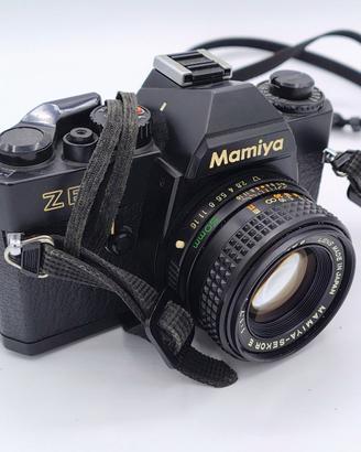 Fotocamera Analogica Mamiya ZE + Obiettivo Mamiya-