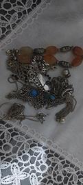 lotto gioelli in argento 800/925