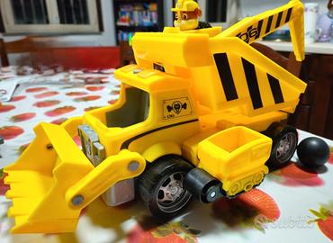 Paw Patrol Rubble con camion giocattolo 