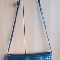 Borsa a tracolla  nera in Vera pelle 