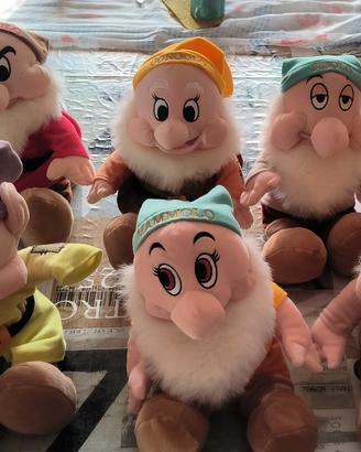 collezione originale peluche Disney 7 nani 