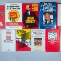 Raccolta di 18 libri comunismo e partito comunista