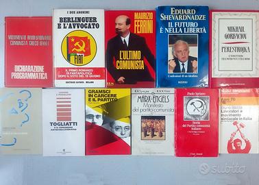 Raccolta di 18 libri comunismo e partito comunista
