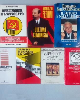 Raccolta di 18 libri comunismo e partito comunista