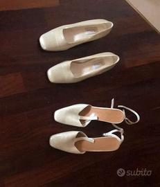 2 Paia scarpe sposa comode numero 41