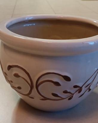 Vaso da piante bianco