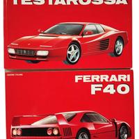Set de 2 libros Ferrari F40 e Testarossa