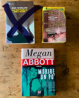 1 giallo di J.L. Burke e 1 thriller di M. Abbot