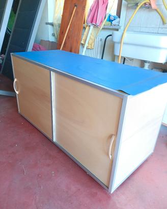 mobile acquario rinforzo in ferro