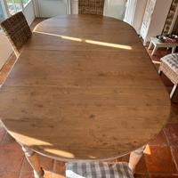 Tavolo da Pranzo ovale in Rovere