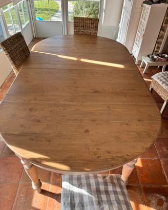 Tavolo da Pranzo ovale in Rovere