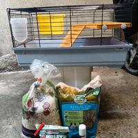 Gabbia per conigli e piccoli animali domestici