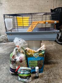 Gabbia per conigli e piccoli animali domestici