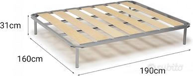 Rete letto matrimoniale Talamo Italia 160x190