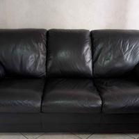 2 Divani in pelle neri