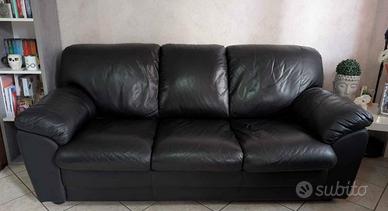 2 Divani in pelle neri