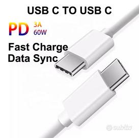 caricatore USB C a USB C