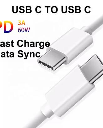 caricatore USB C a USB C