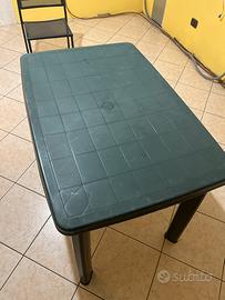 Tavolo fa giardino