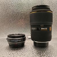 Sigma 105mm f/2.8 EX DG macro x 4/3