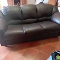DIVANO LETTO SIMILPELLE 3 POSTI
