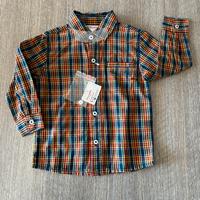 Camicia bimbo 9/12 a quadretti in cotone 100%