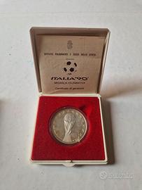 Medaglia celebrativa Italia '90 in argento