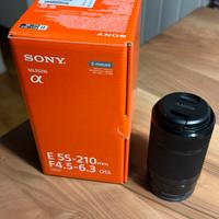 Obbiettivo sony 55-210 e-mount