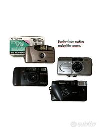 Set Macchine Fotografiche analogiche da riparare