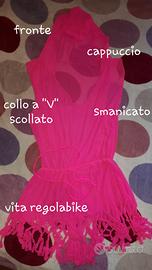 Copricostume trasparente elasticizzato