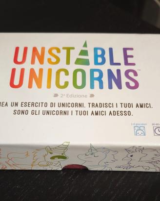 Gioco Unstable Unicorns 2° Edizione NUOVO