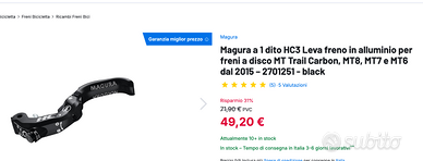 Coppia leve Magura HC3