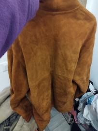 Montone uomo in vera pelle shearling vintage