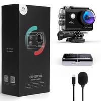 COOAU Action Cam 4K 64MP WiFi 40M Sub
