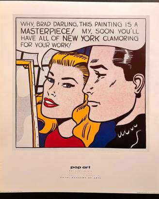 Poster mostra Roy Lichtenstein “Masterpiece”