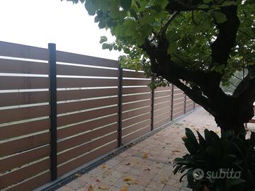 Pannello recinzione WPC ALLUMINIO giardino - Giardino e Fai da te