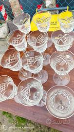 12 bicchieri in cristallo nuovi 