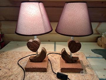 Abat jour in legno 