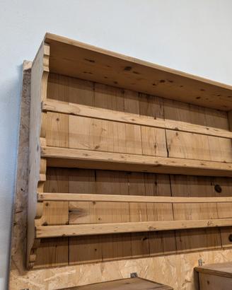 Piattaia in abete arte povera