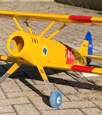 Biplano Boeing Stearman PT-17  U.S.Navy a Benzina