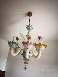 LAMPADARIO VETRO DI MURANO