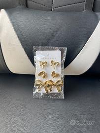 3 bellissime paia di orecchini da donna