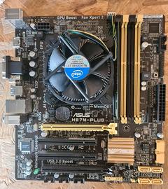 Scheda madre asus H87-M PLUS LGA 1150 Micro ATX DD