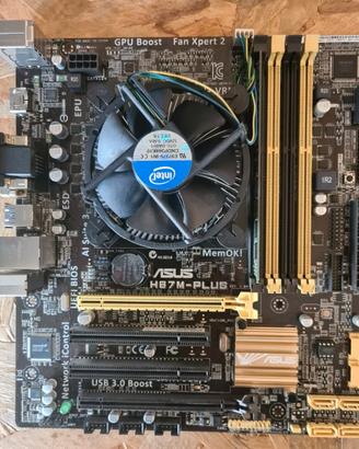 Scheda madre asus H87-M PLUS LGA 1150 Micro ATX DD