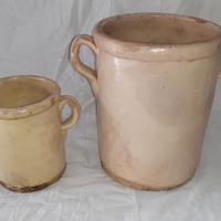 Vasi bianchi terracotta di Matera primi del '900