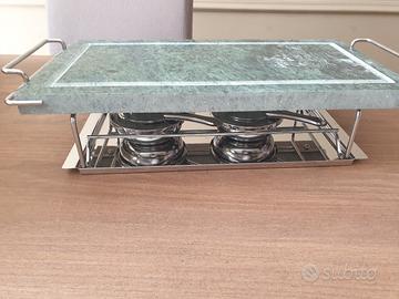 riscalda cibo in marmo 