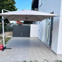 Ombrellone NUOVO da esterno 3 x 4 mt - Tortora