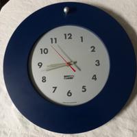 orologio da parete laccato blu