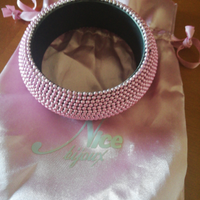 Bracciale rigido rosa