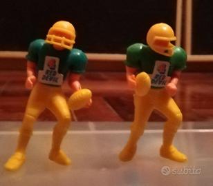 2 Giocatori Football Americano Kinder 1989 rari